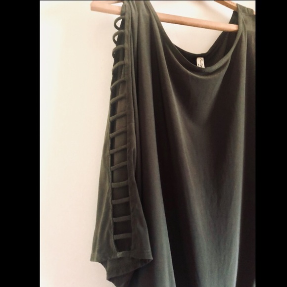 Olive Green Perseptions Shirt - Picture 3 of 3